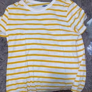 Old Navy-yellow striped top